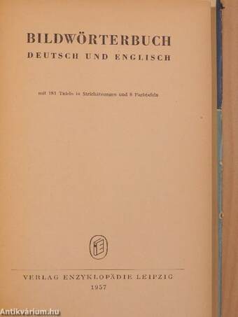 Bildwörterbuch Deutsch und Englisch