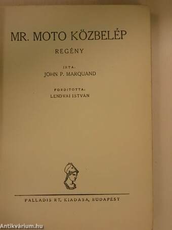 Mr. Moto közbelép