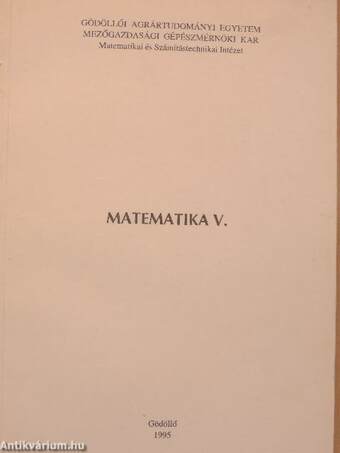 Matematika V.