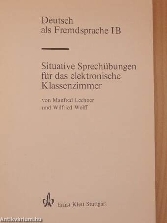 Deutsch als Fremdsprache I B