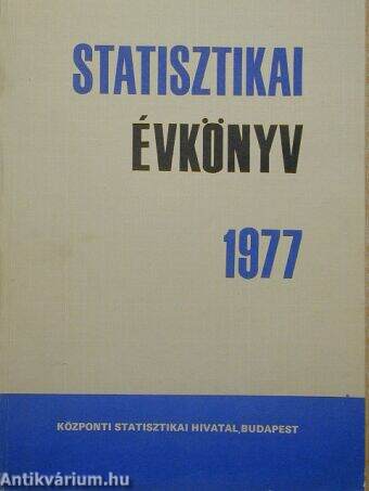 Statisztikai évkönyv 1977