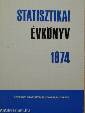 Statisztikai évkönyv 1974