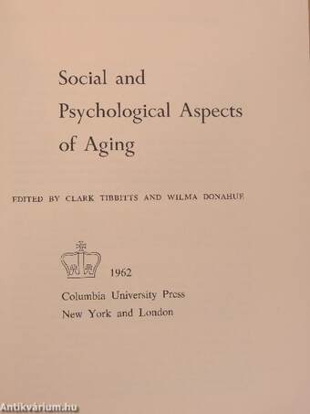 Social and Psychological Aspects of Aging