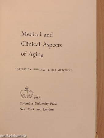 Medical and Clinical Aspects of Aging