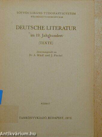 Deutsche Literatur im 19. Jahrhundert