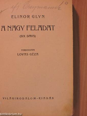 A nagy feladat