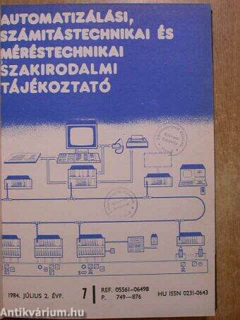 Automatizálási, számítástechnikai és méréstechnikai szakirodalmi tájékoztató 1984. július-december