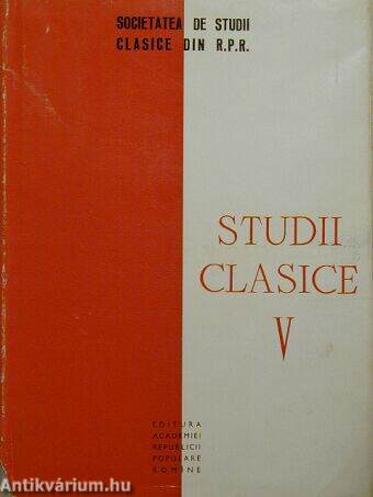 Studii Clasice V.