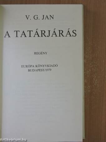 A tatárjárás