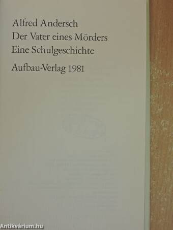 Der Vater eines Mörders