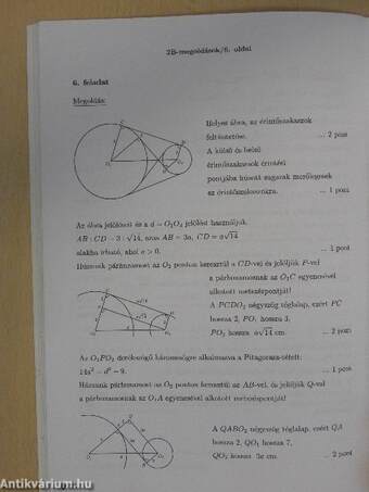 Tálalási javaslatok matematika felvételire 2002. szeptember