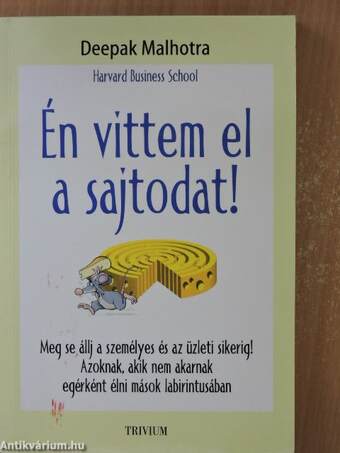 Én vittem el a sajtodat!