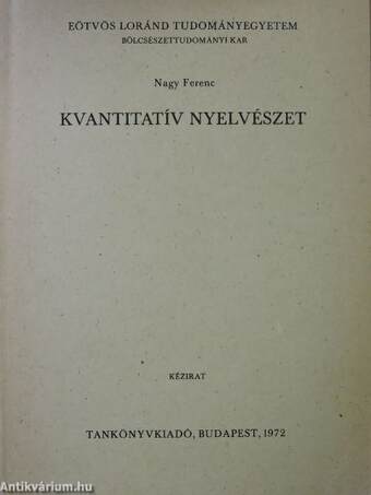 Kvantitatív nyelvészet