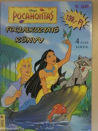 Pocahontas - Foglalkoztató könyv