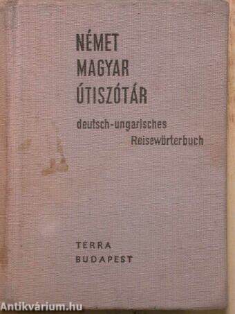 Magyar-német/német-magyar útiszótár