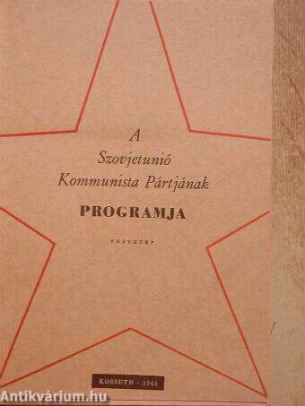 A Szovjetunió Kommunista Pártjának programja