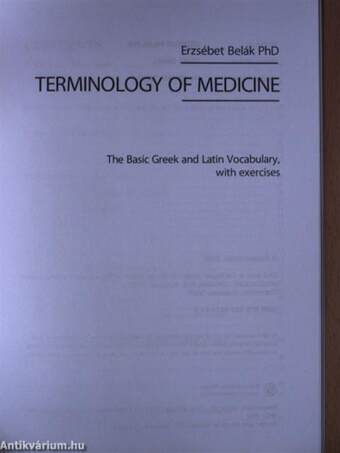 Terminology of Medicine