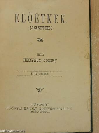 Előétkek