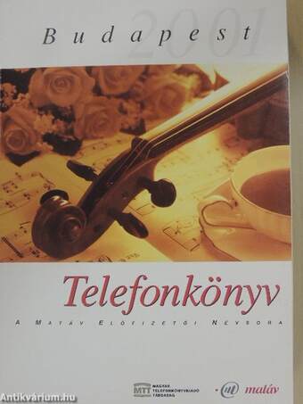 Telefonkönyv - Budapest 2001