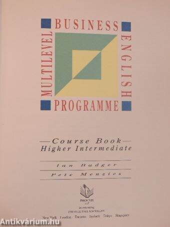 Multilevel Business English Programme - Higher Intermediate - Course Book