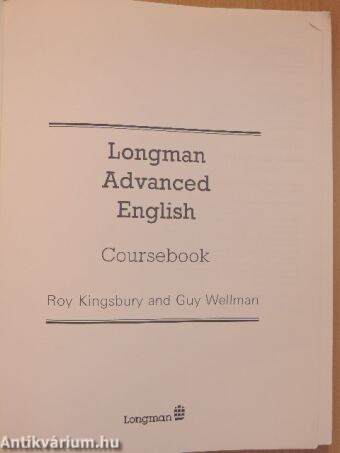 Longman Advanced English - Coursebook