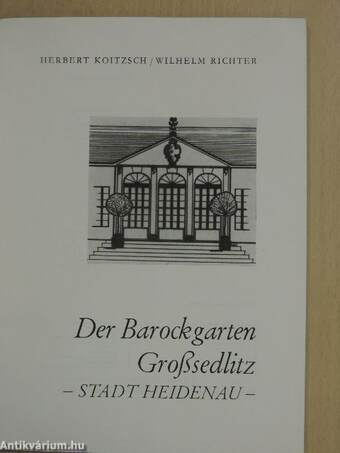 Der Barockgarten Großsedlitz