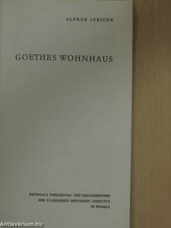 Goethes wohnhaus