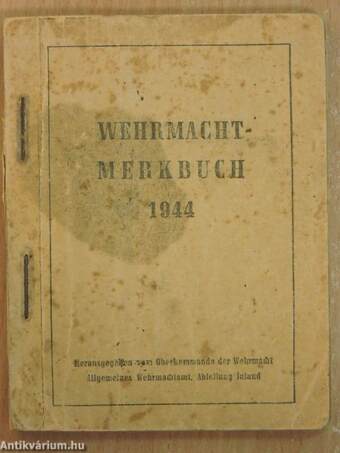 Wehrmacht-Merkbuch 1944