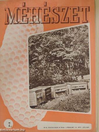 Méhészet 1971. július