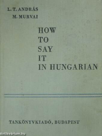 How to say it in Hungarian