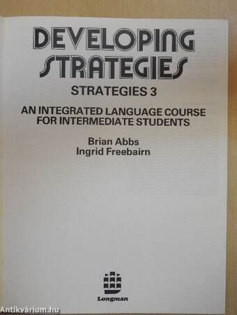 Developing Strategies 3. - Students' Book