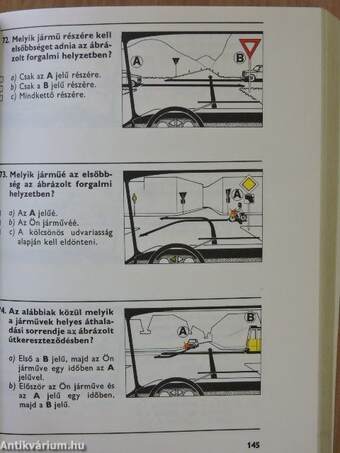 Gyakorló feladatok a közlekedési ismeretek tanulásához