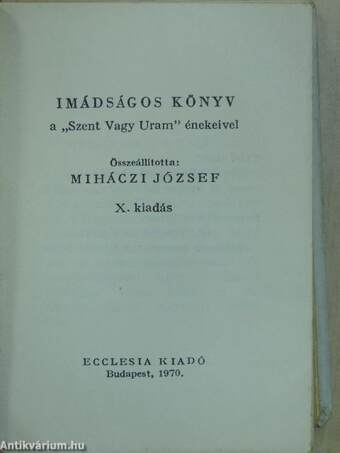 Imádságos könyv