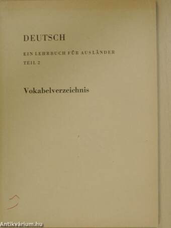 Deutsch 2 - Vokabelverzeichnis