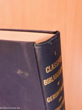 A Classified Bibliography of Gerontology and Geriatrics Supplement One 1949-1955