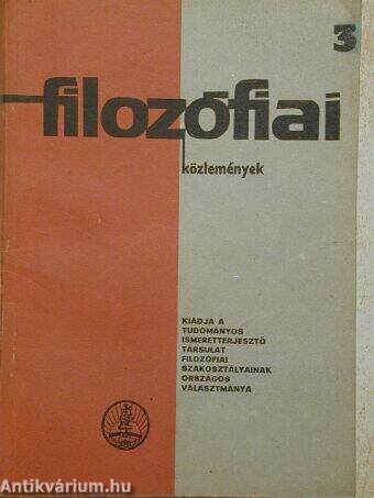 Filozófiai közlemények 1965/3.