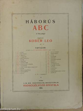 Háborús ABC (hiányos)