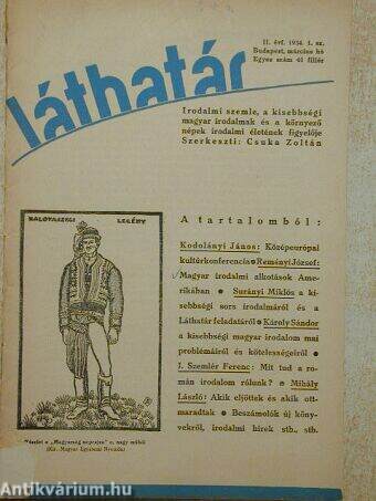 Láthatár 1934. március