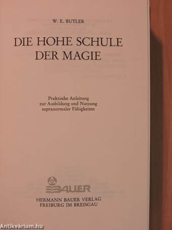 Die hohe Schule der Magie