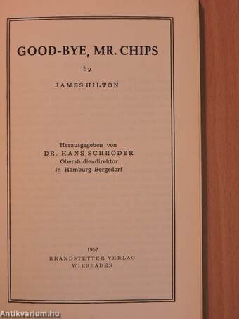 Good-Bye, Mr. Chips