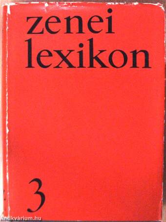 Zenei Lexikon 3. (töredék)