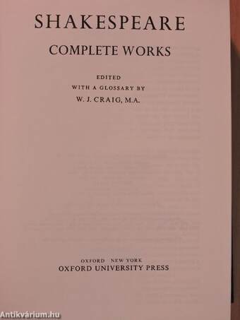 Shakespeare complete works