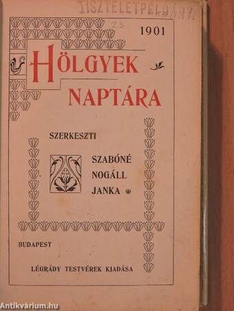 Hölgyek Naptára 1901 évre