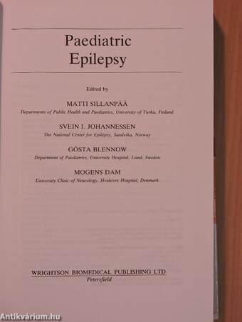 Paediatric Epilepsy