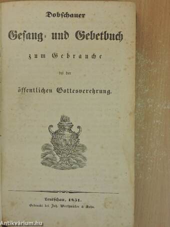 Dobschauer Gesang- und Gebetbuch (gótbetűs)