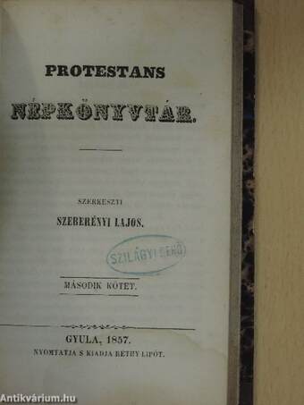 Protestans népkönyvtár I-III.