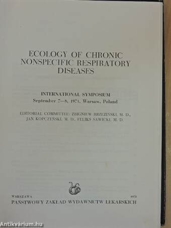 Ecology of Chronic Nonspecific Respiratory Diseases