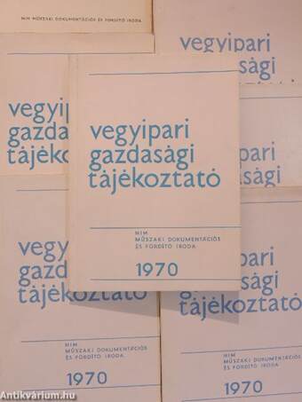 Vegyipari Gazdasági Tájékoztató 1970/1-6.