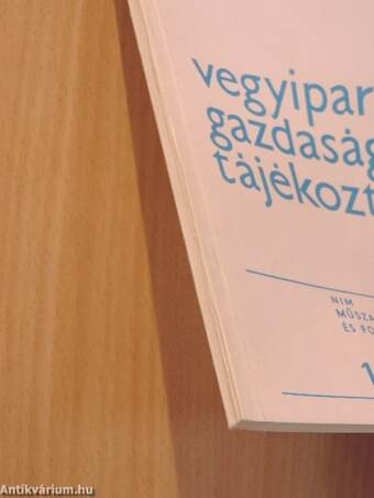 Vegyipari Gazdasági Tájékoztató 1970/1-6.