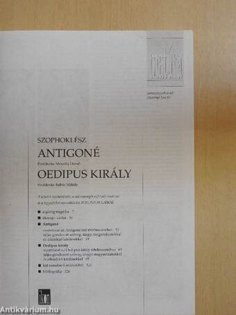 Antigoné/Oedipus király